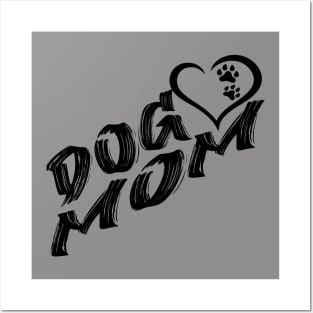 Dog mom love Posters and Art